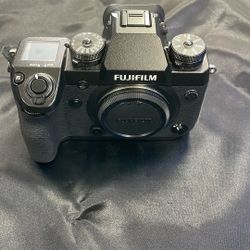 Fujifilm X-H1 mirrorless digital camera body.  