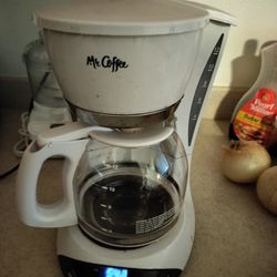 White Coffee Maker