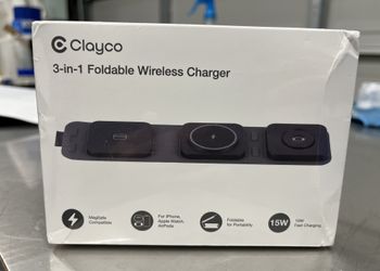 Clayco 3 In 1 Wireless Foldable Charger -$10