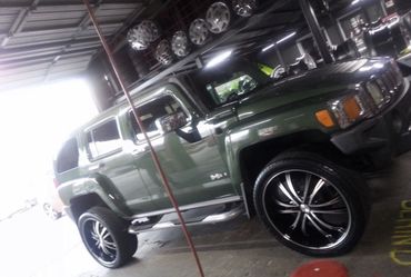 24 INCH RIMS & TIRES GARAGE KEPT