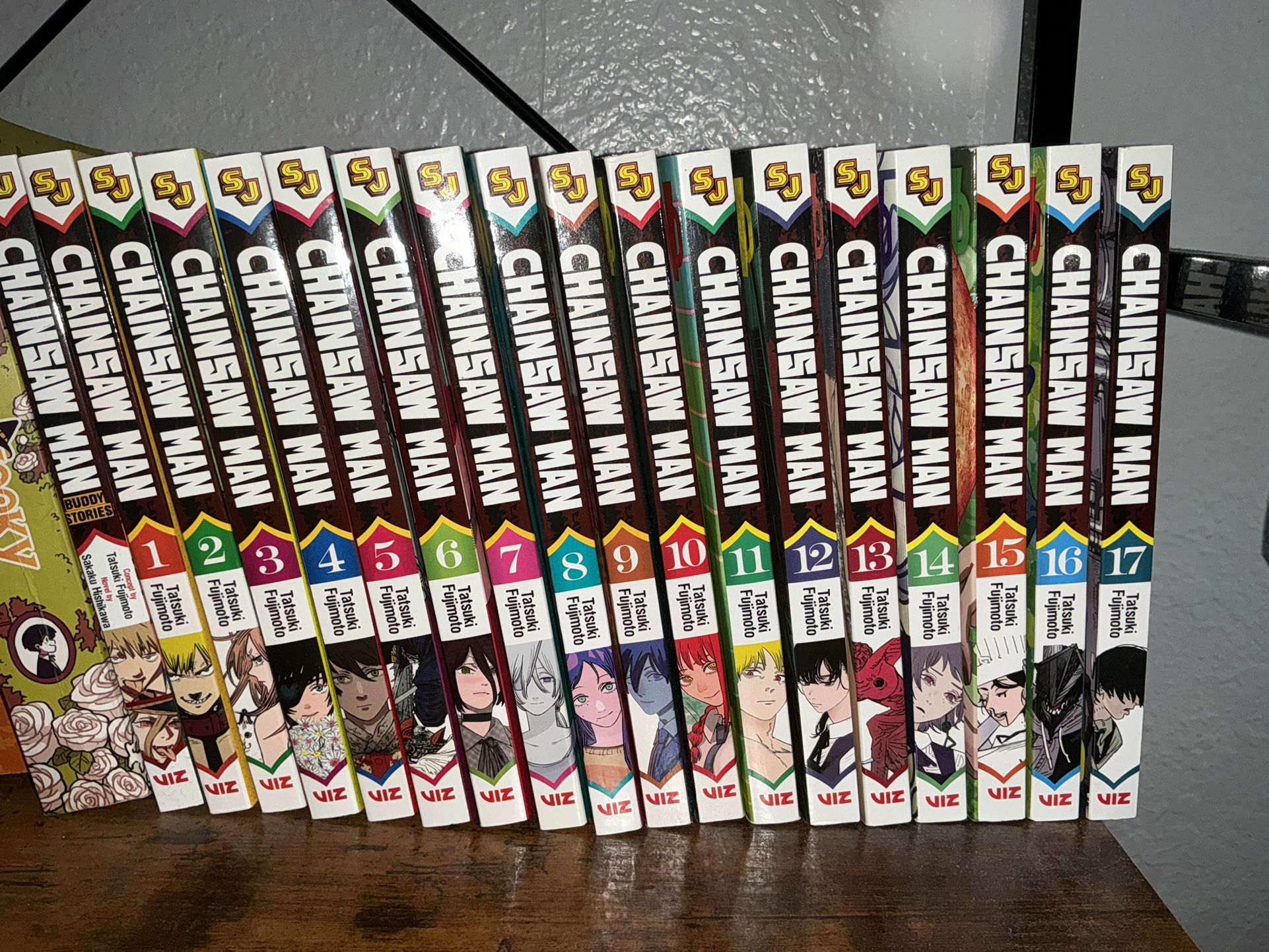 Chainsaw Man volumes 1–17 and Buddy Stories