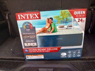 Queen size.air bed pillow top