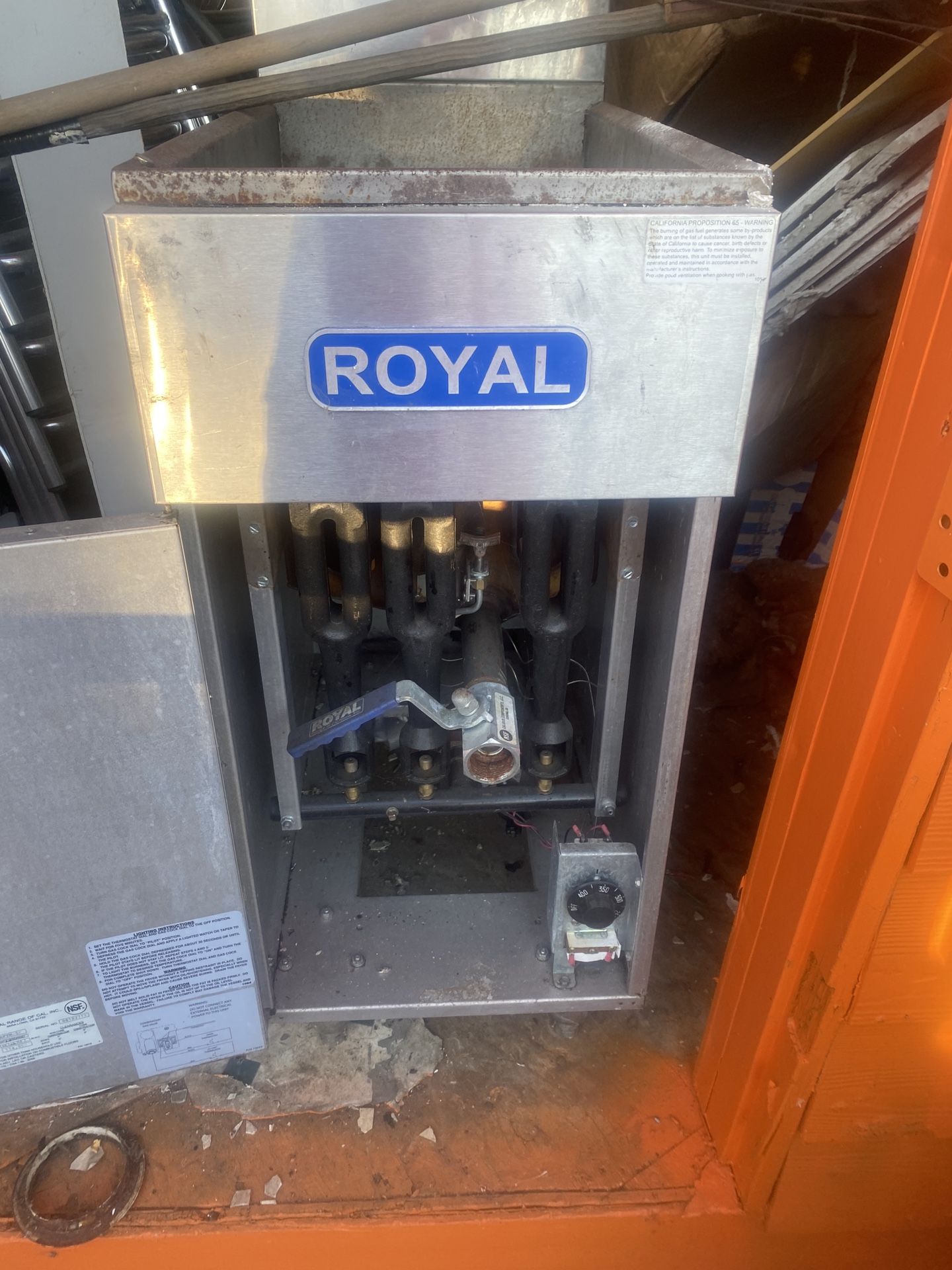 Fryer Natural Gas Commercial 
