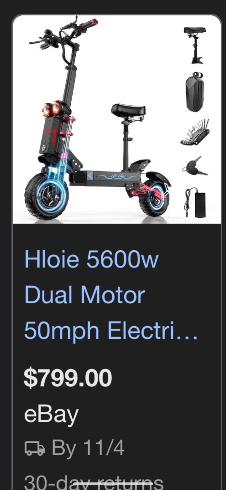 Scooter (hloie 5600 W)