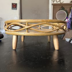 Wicker Coffee Table Tray 