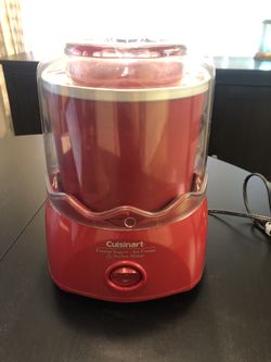 Cuisinart Frozen Yogurt - Ice Cream & Sorbet Maker RED