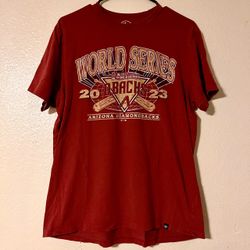 Brand 47 MLB Az Diamondbacks ‘23 ‘World Series’ shirt (M)
