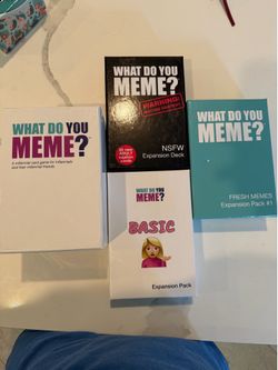 What Do You Meme? Base Game + 3 Expansion Packs