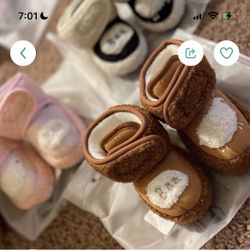 Baby Slippers , Boots & Converse 2 PAIRS FOR 5$