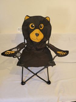 Black Bear Kids Folding Camp Chair