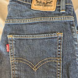 Levis 511 Skinny Dark Denim Jeans Size 28 X 28 Excellent Condition 