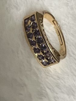 Gold & Purple Ring