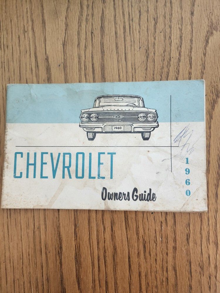 1960 Chevrolet Owners Guide