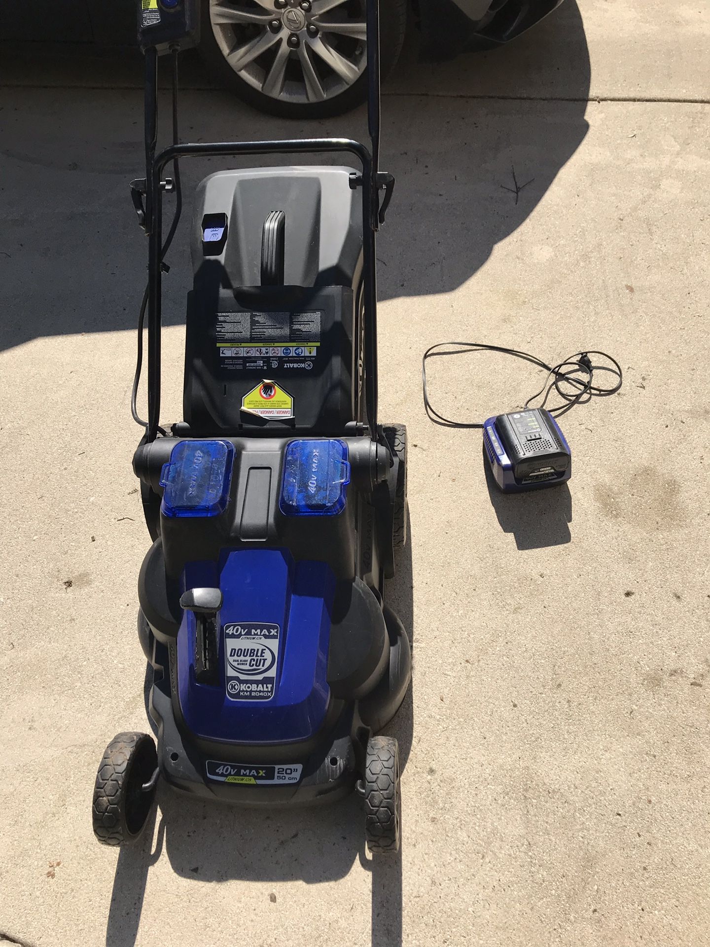Kobalt 40 Volt Mower KM 2040x