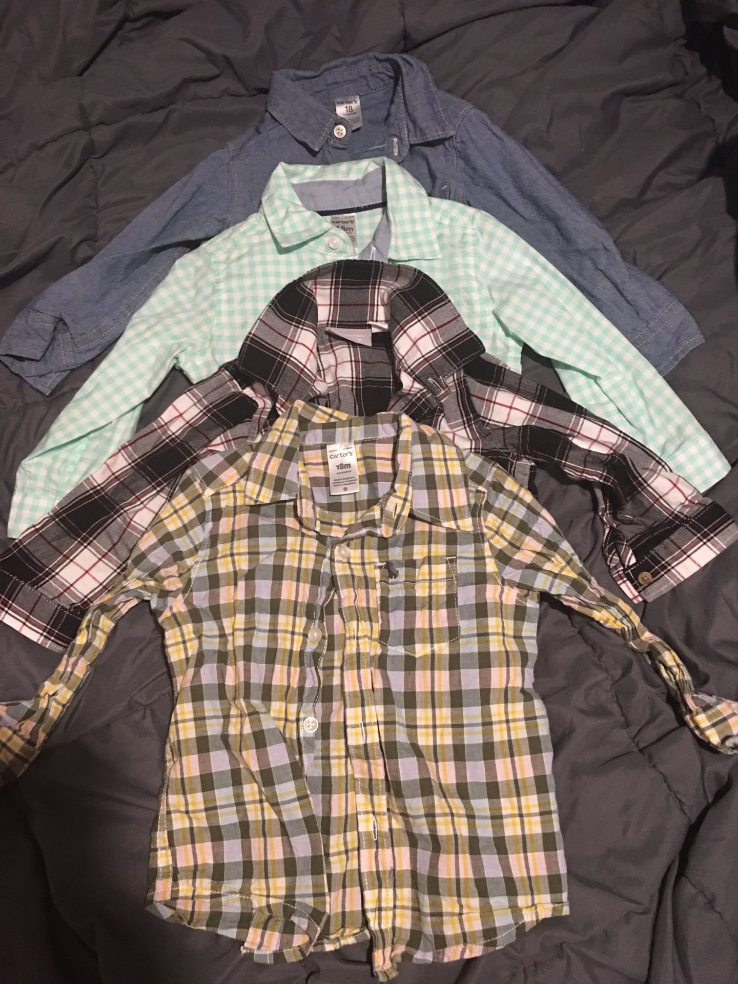 Dress up shirts 18m