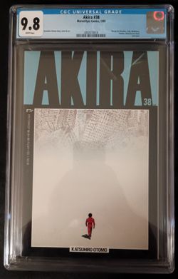 Akira #38 comic book, graded CGC 9.8 White pages