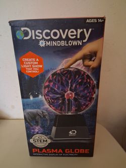 Discovery Mine Blowen Plasma Globe Good Condition