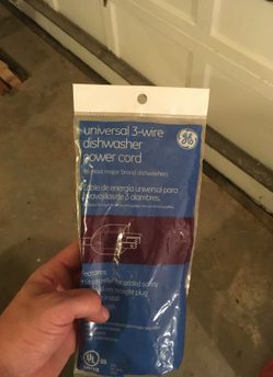 Dishwasher power cord universal