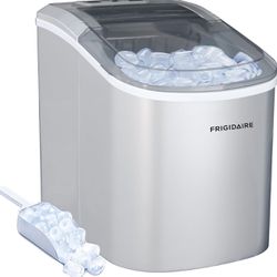 FRIGIDAIRE EFIC189-Silver Compact Ice Maker, 26