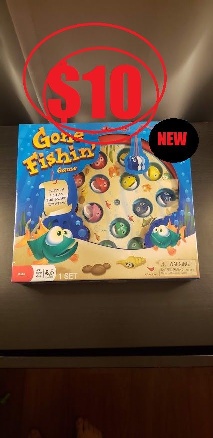 Gone Fishin' Fishing Board Game Toy Brand new - Sealed package