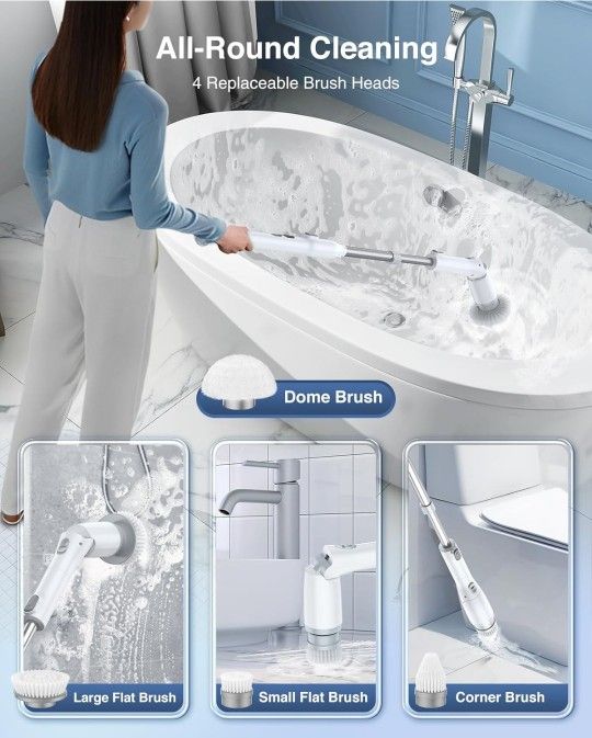 Brand New Electric Spin Scrubber For BathTubs, Sinks