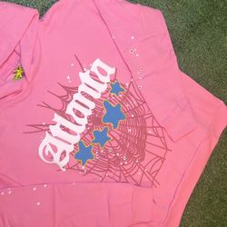 Atlanta Pink Sp5der Hoodie 