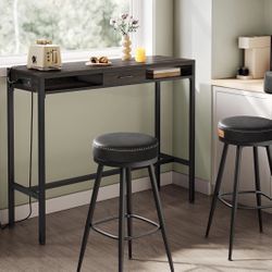 Bar Table With Built In Power Outlet Brand New In Box