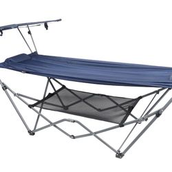 Hammock With Canopy Includes Carry Bag 