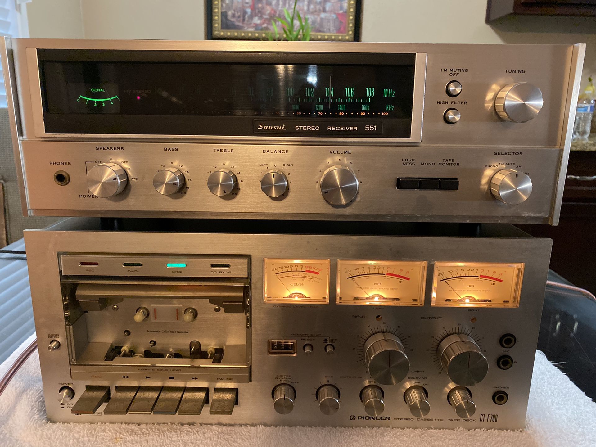 PIONEER CT-F700 Stereo Cassette Deck