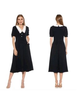 Alexia Admor Loli Peter-Pan Collar Dress Size 6