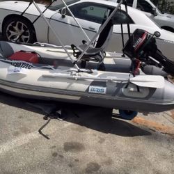 Inflatable Zodiac And Motor