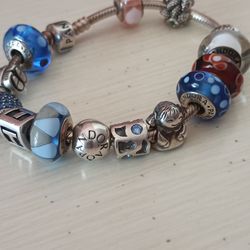 Pandora Bracelet With Charms 