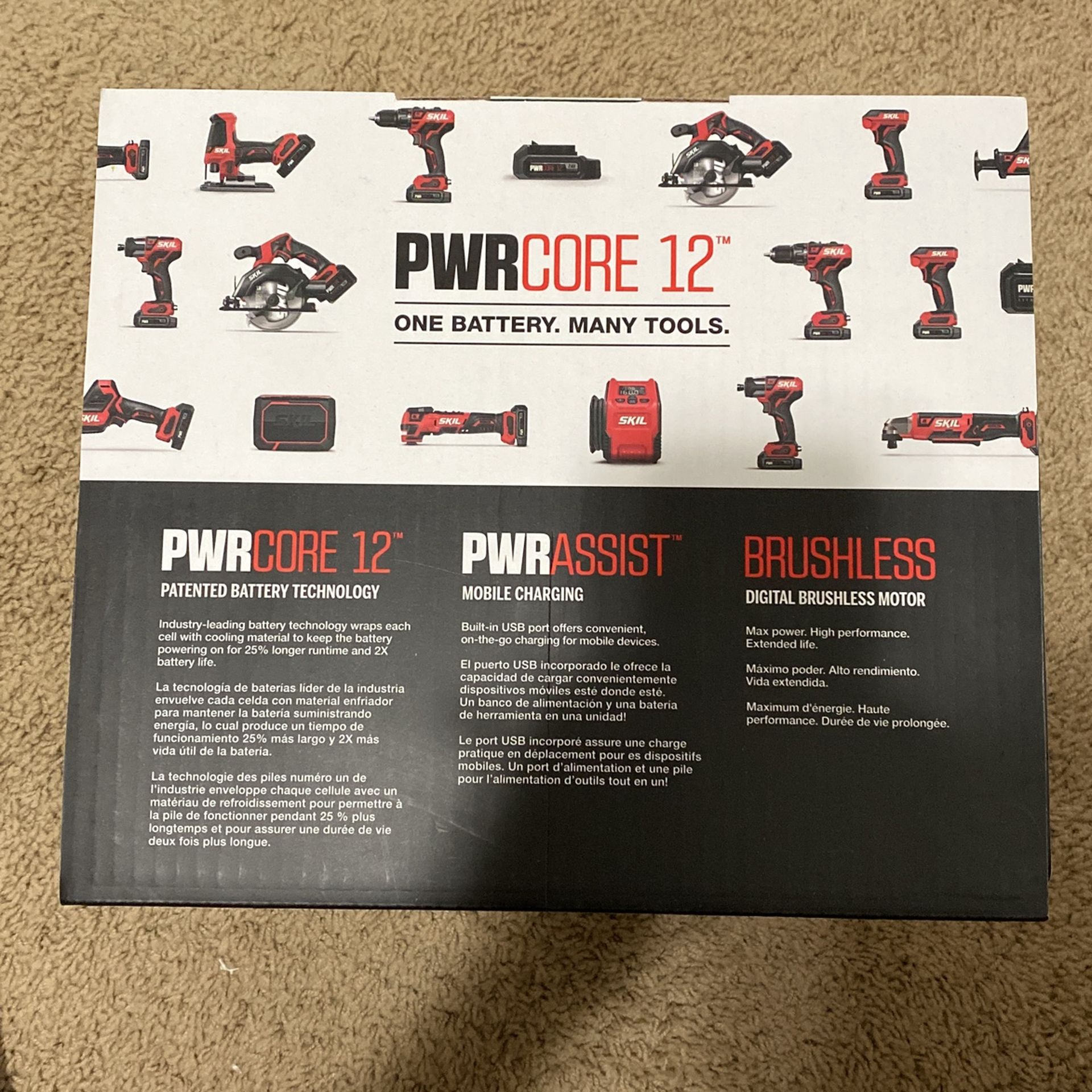Skil Pwrcore 12 5 Tool Combo Kit