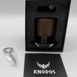 Knodos Echo Calibrated Espresso Tamper 54Mm with Click Feedback, 30Lb Spring, Walnut