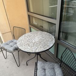 Mosaic Outdoor Table And Chairs