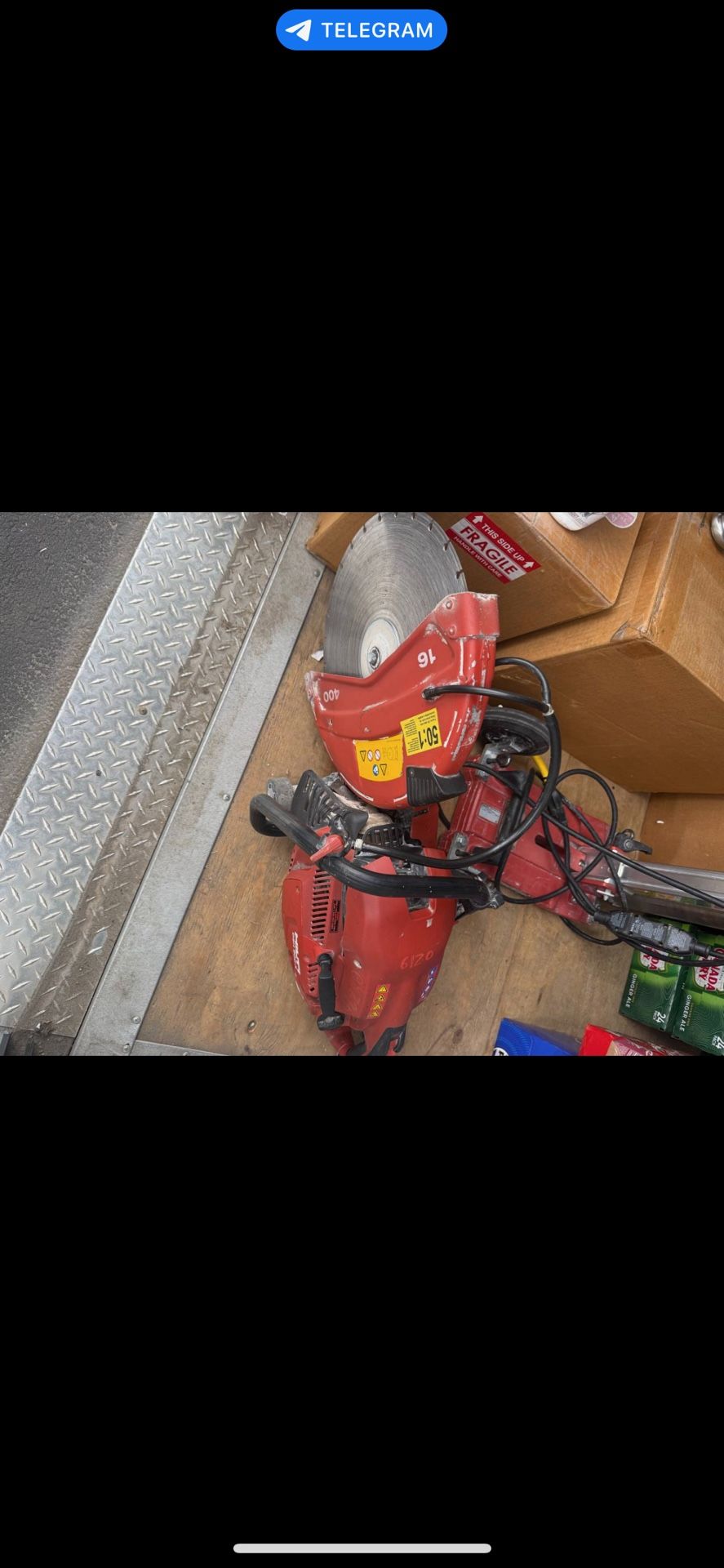 Hilti concrete saw 16inch