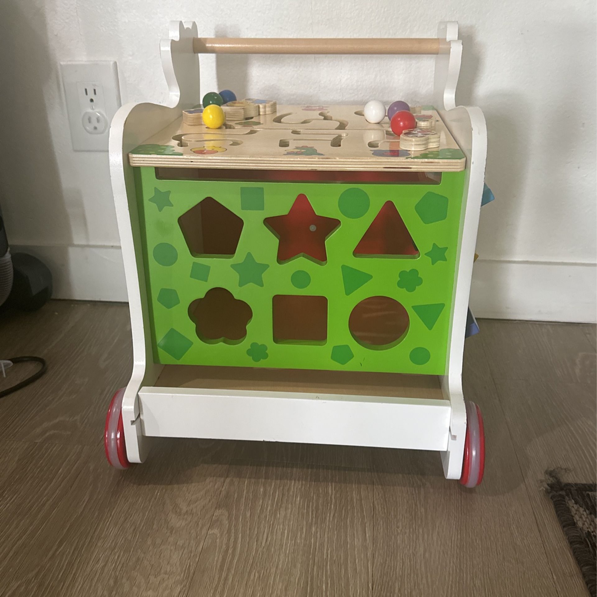 Walker/activity Cube /book Or Toy Storage