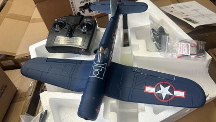 VOLANTEXRC F4U Corsair RC Plane Brushless 4CH RTF – Beginner Friendly