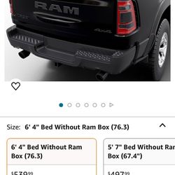 Calffree Hard Tri-Fold Truck Bed Cover with 2009-2023 Dodge Ram 1500 6' 4" Bed Without Ram Box (76.3")