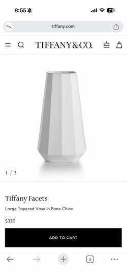 New Tiffany & Co Vase