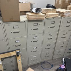 4 Drawer Letter Size File Cabinets $50 Each 