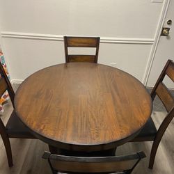 Table And 4 Chair Set