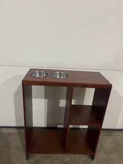 Side console table with cup holders
