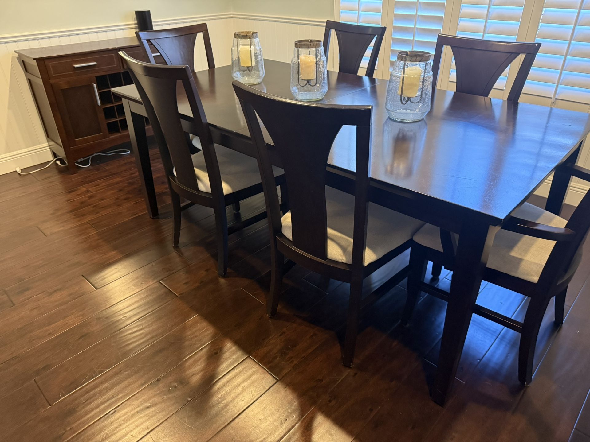 Dining Room Table With Side Board