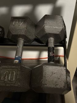 40 lb dumbells