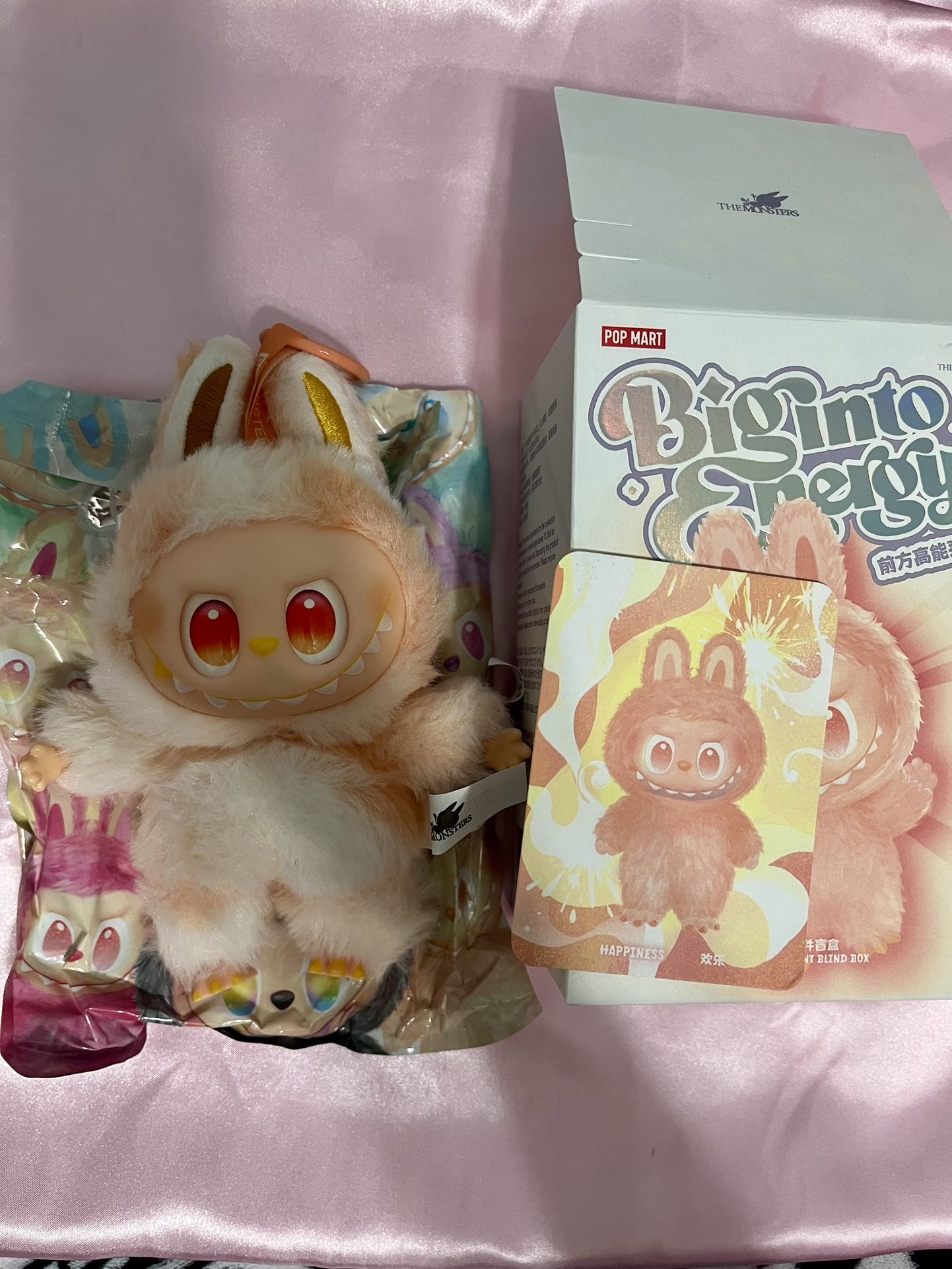 Big Into Energy Labubu, Happiness