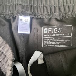 Figs, Black Scrubs Size, Large Black Pants Only 