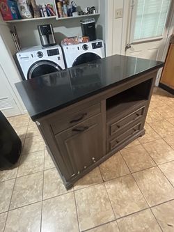 Kitchen island granite countertop