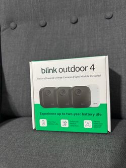 NEW SEALED Blink Outdoor 4 Wireless Smart Security - [3] Camera System + Sync Module