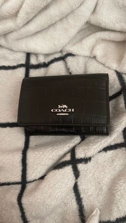 Black small coach wallet